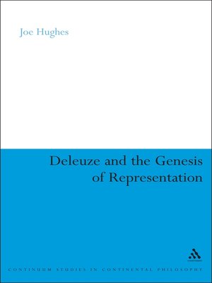 cover image of Deleuze and the Genesis of Representation